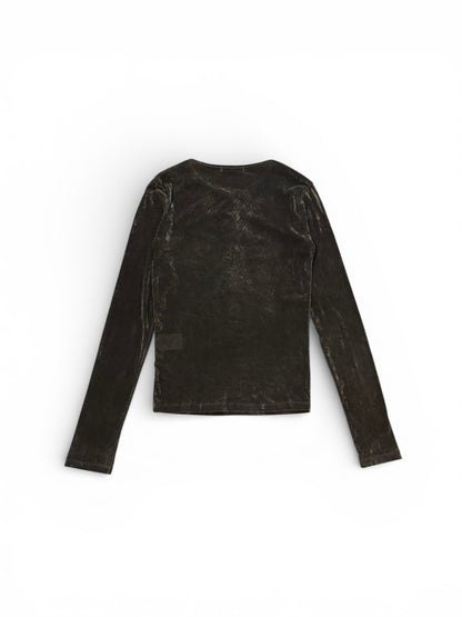 【ORIGINAL PICK】Velour Long-Sleeve Top