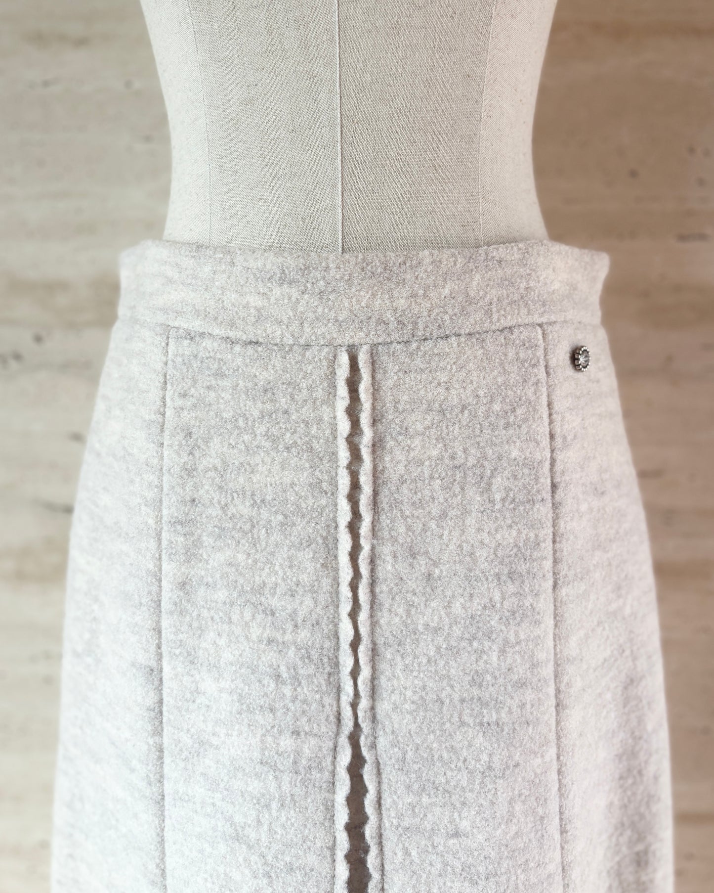 【CHANEL】Tweed Wool Skirt
