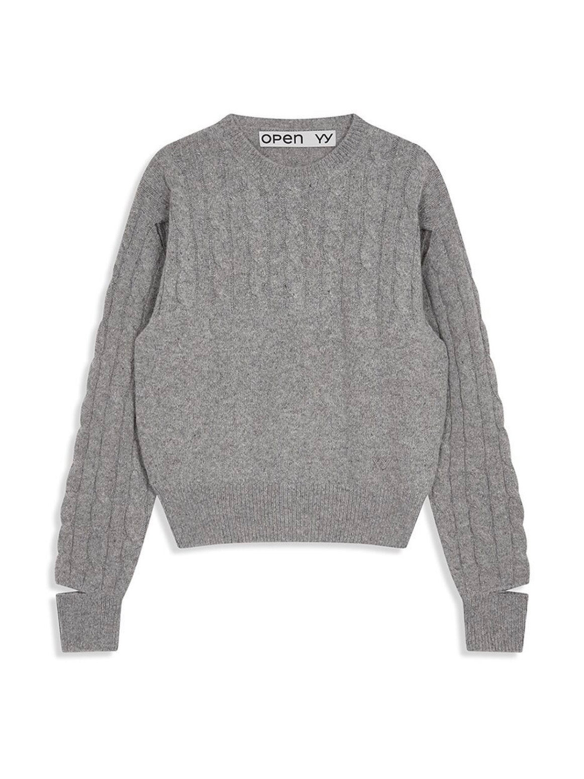 【BRAND SELECT】 OPEN YY / Convertible Cable Knit