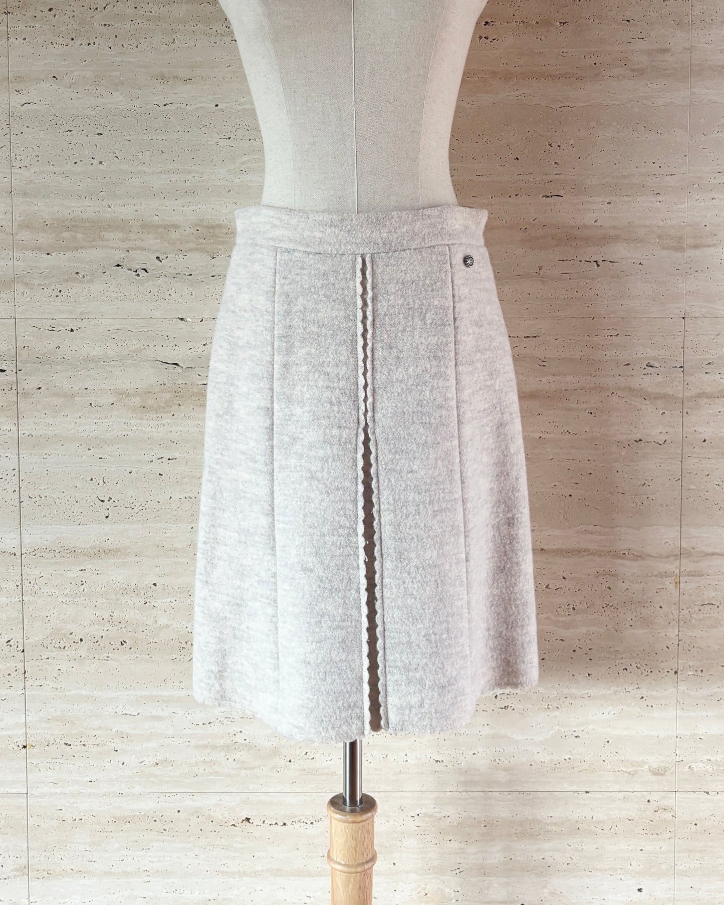 【CHANEL】Tweed Wool Skirt