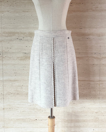 【CHANEL】Tweed Wool Skirt