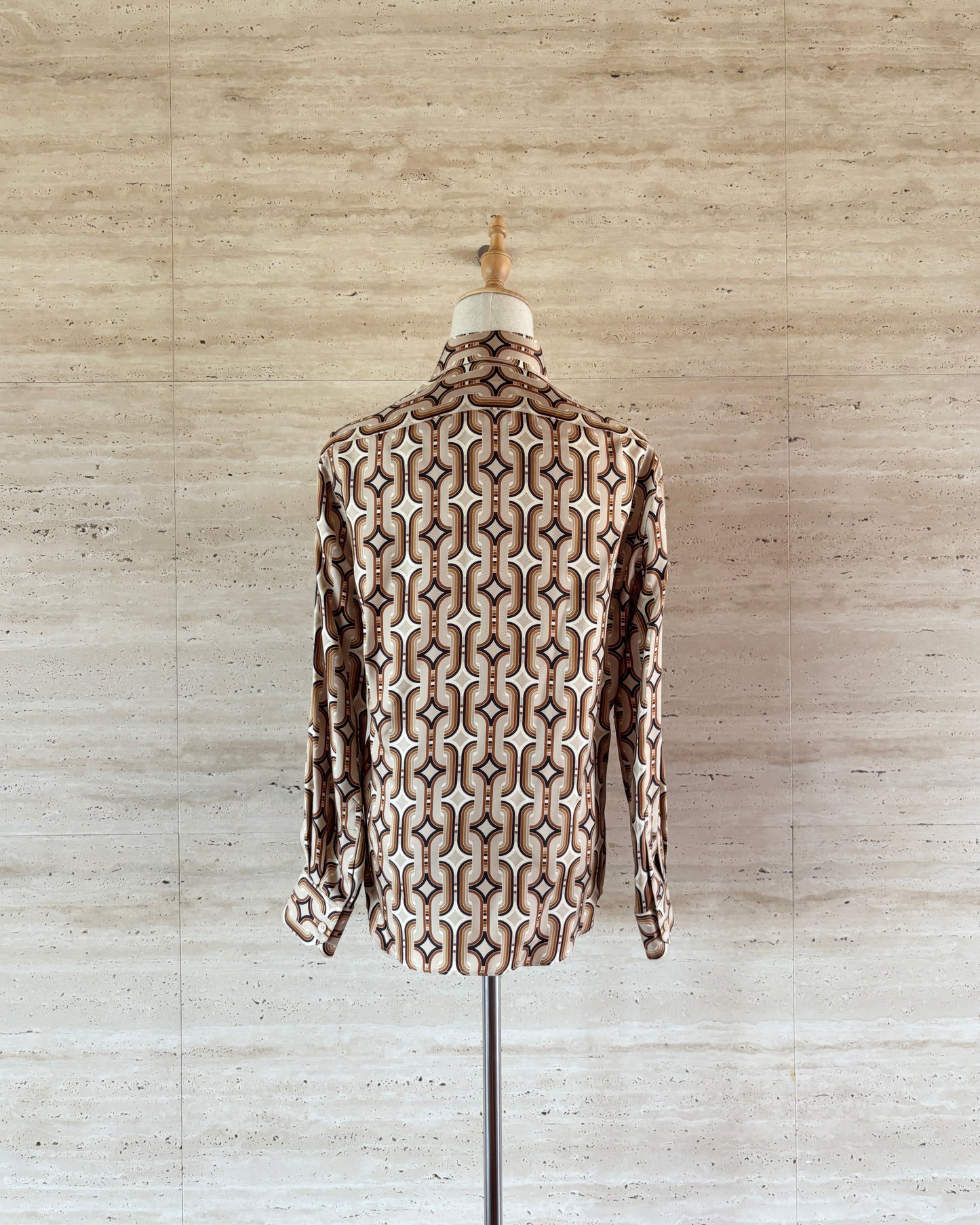 【CELINE】Chain Print Blouse