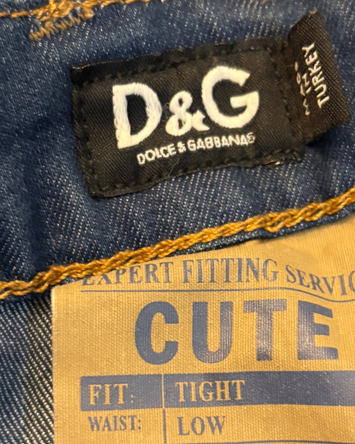 【VINTAGE ARCHIVE】Dolce & Gabbana / Straight Denim Jeans