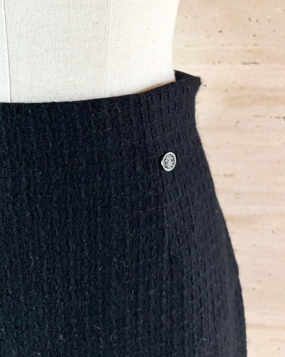 【CHANEL】Tweed Box Pleat Skirt