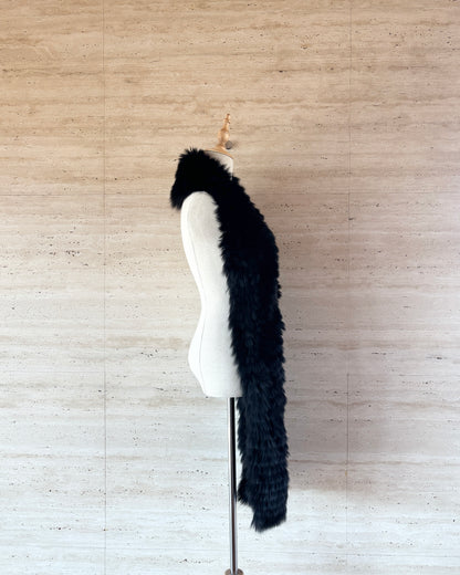 【LOEWE】Long Fox Fur Stole