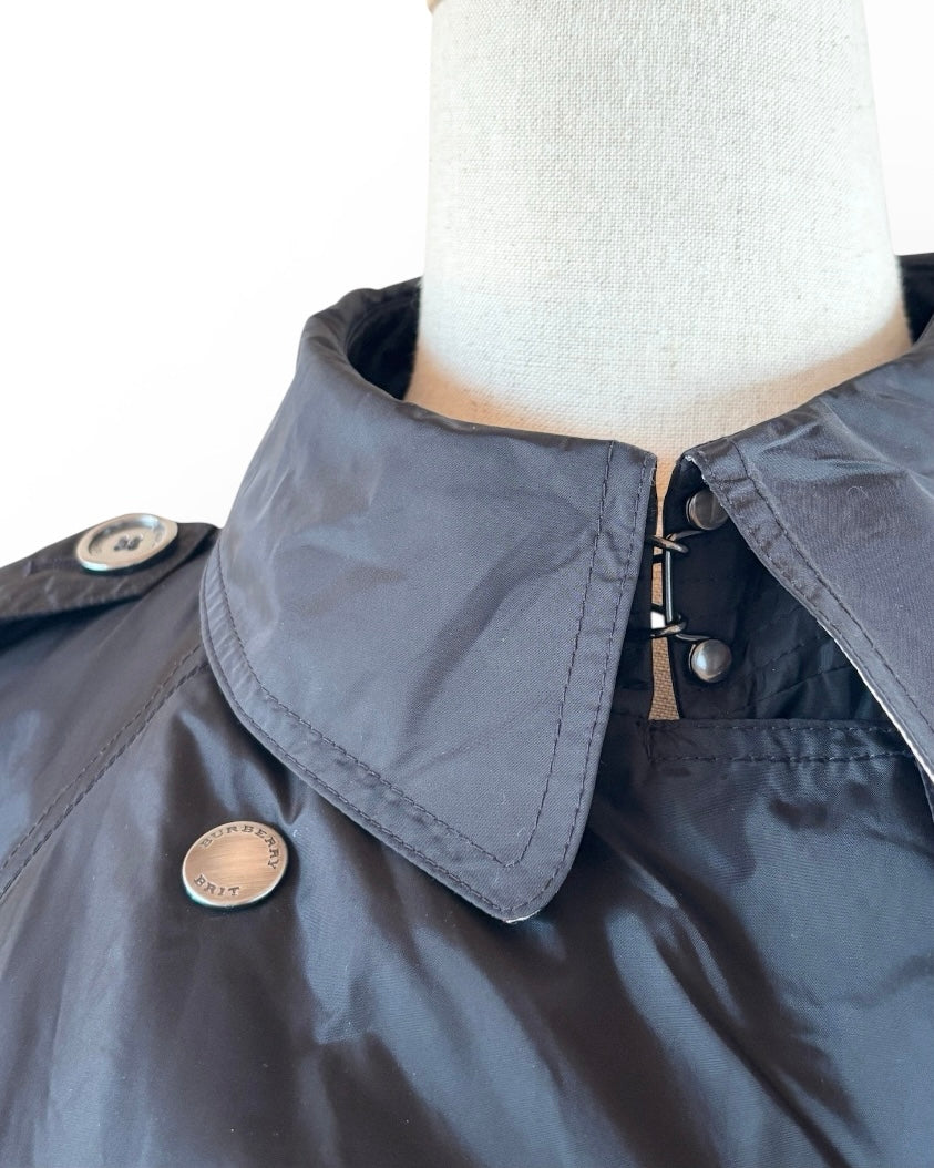 【BURBERRY BRIT】Double-Breasted Trench Coat