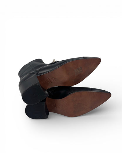 【CHANEL】Turn-Lock Ankle Boots