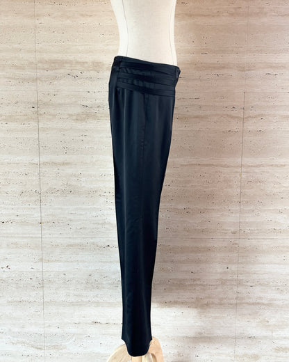 【EMPORIO ARMANI】Center Press Wide Pants