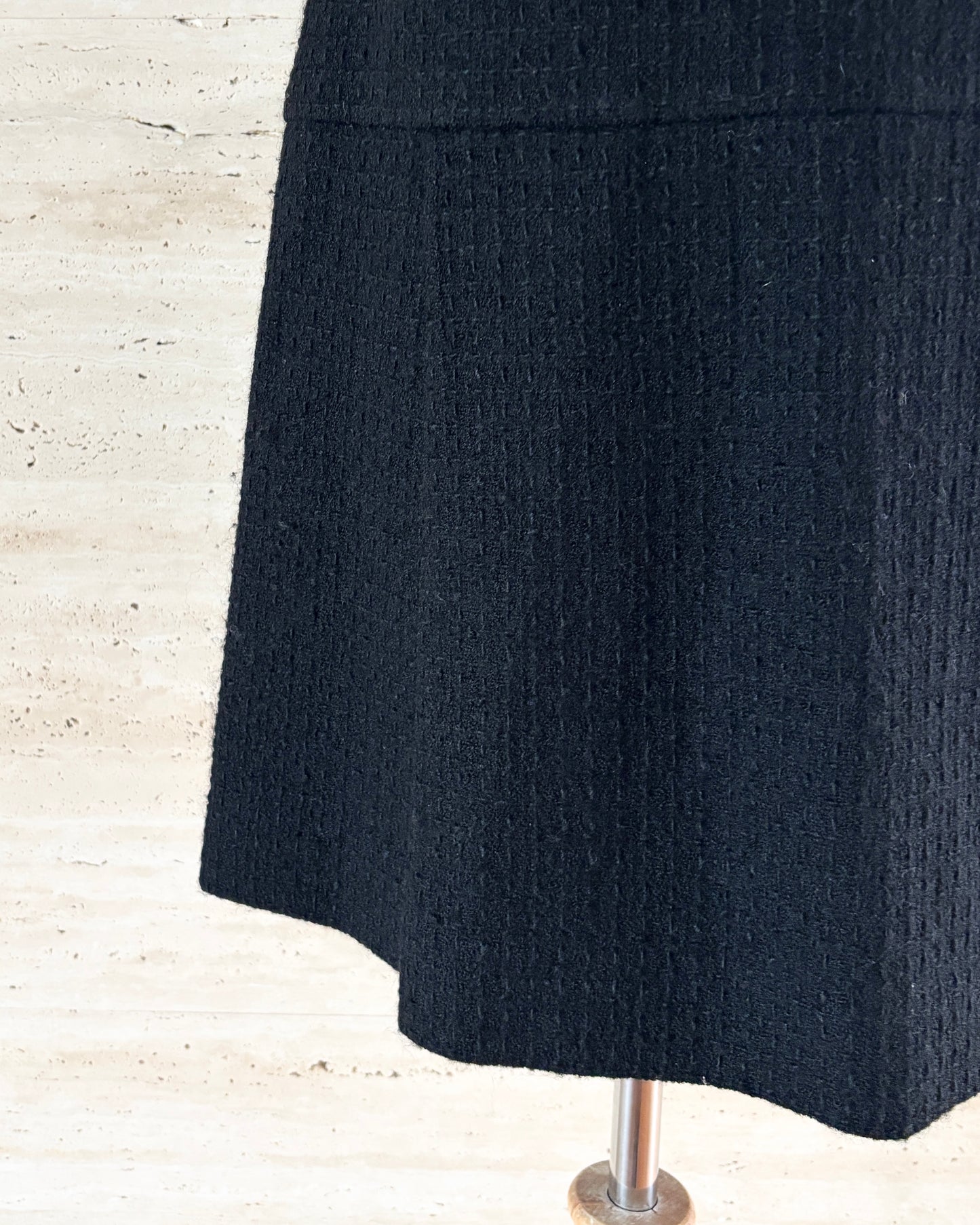 【CHANEL】Tweed Box Pleat Skirt