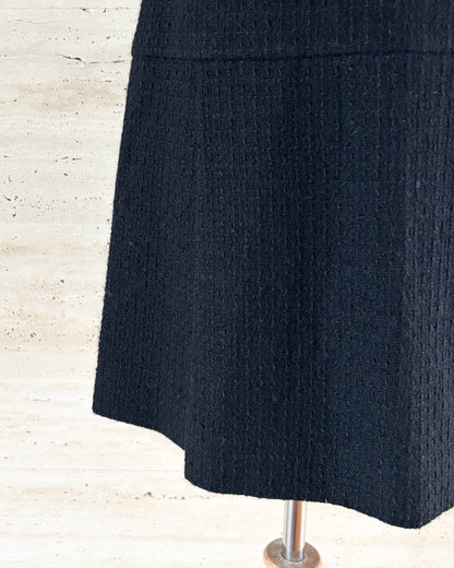 【CHANEL】Tweed Box Pleat Skirt