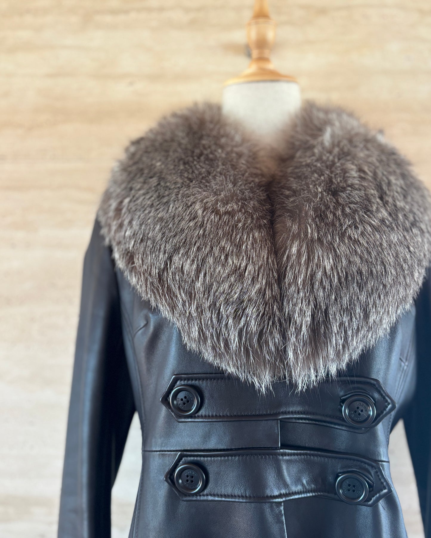 【LOEWE】Leather Coat