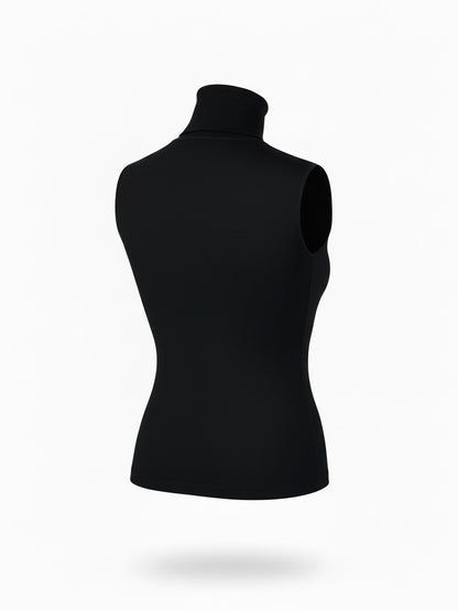 【VINTAGE ARCHIVE】 FOXEY / Sleeveless Turtleneck Knit Top