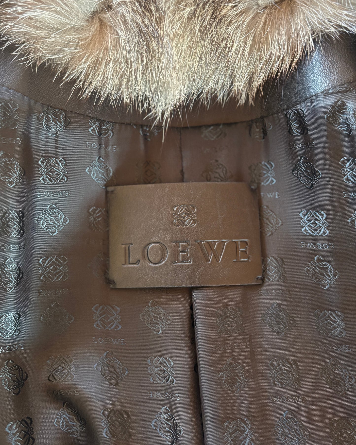 【LOEWE】Leather Coat