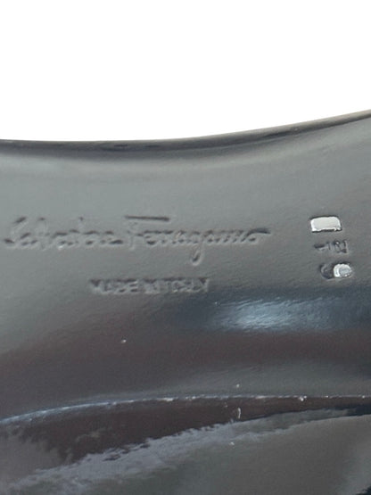 【VINTAGE ARCHIVE】 Salvatore Ferragamo / Floral Heel Pointed-Toe Pumps