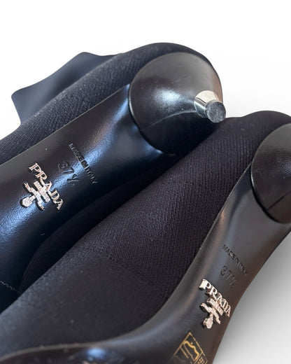 【PRADA】Knit Ankle Boots