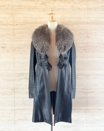 【LOEWE】Leather Coat