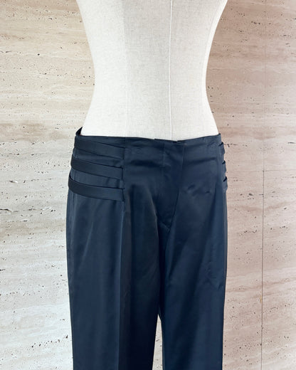 【EMPORIO ARMANI】Center Press Wide Pants