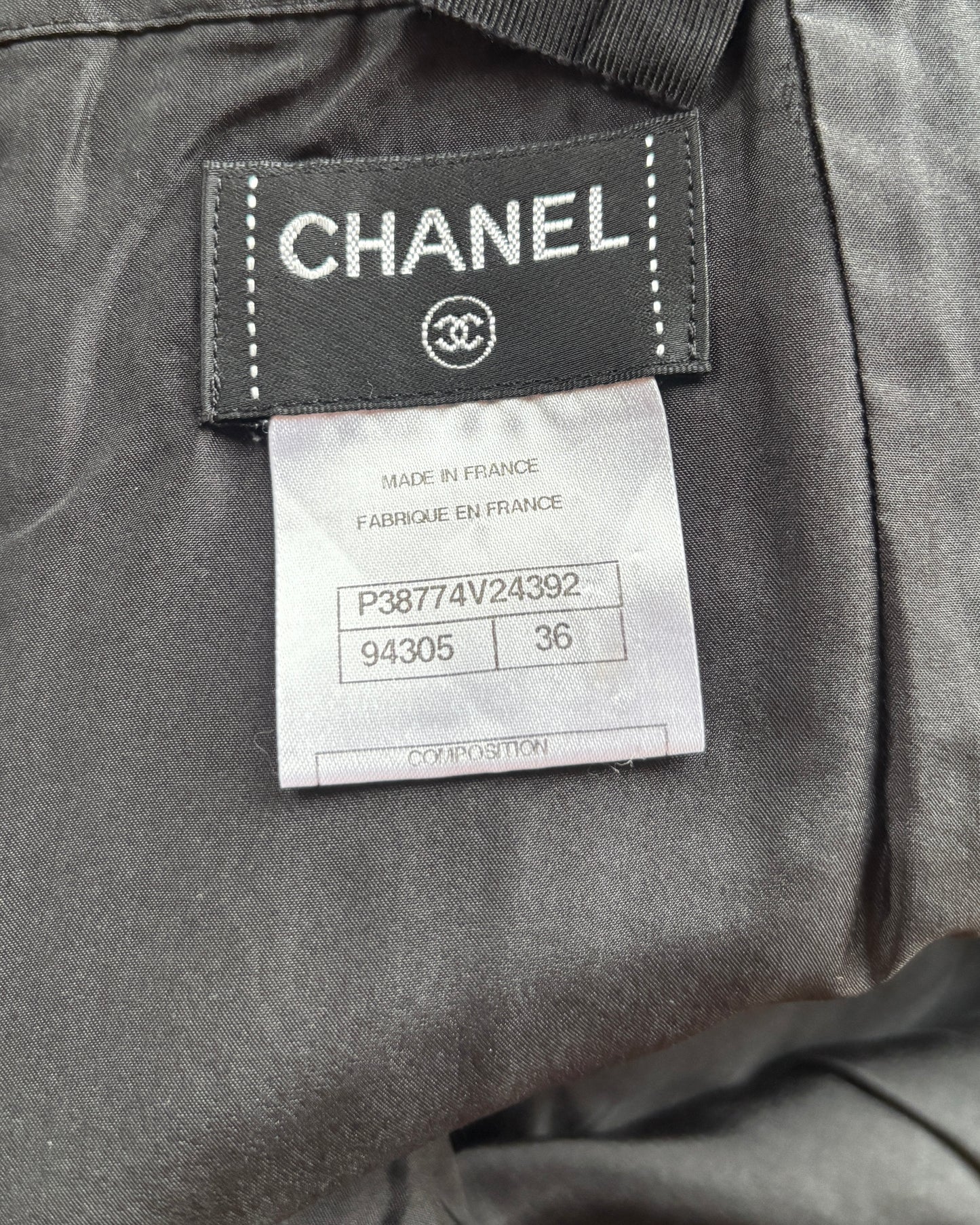 【CHANEL】Tweed Box Pleat Skirt