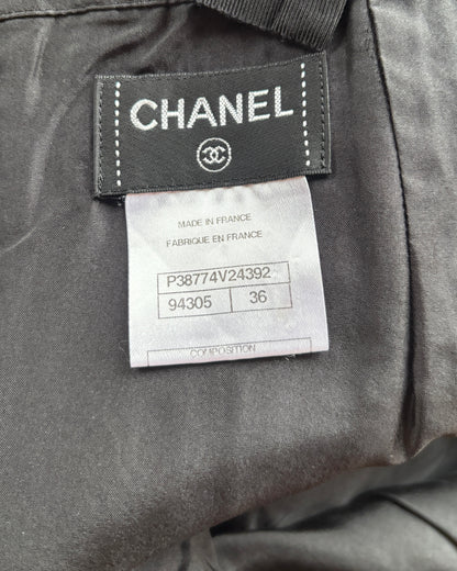 【CHANEL】Tweed Box Pleat Skirt