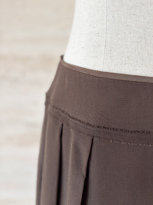 【FOXEY】Tulle Flare Silk Skirt