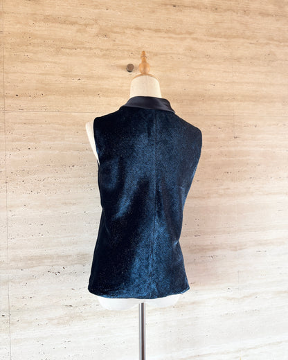 【GIORGIO ARMANI】Velour Stone-Detail Set-Up