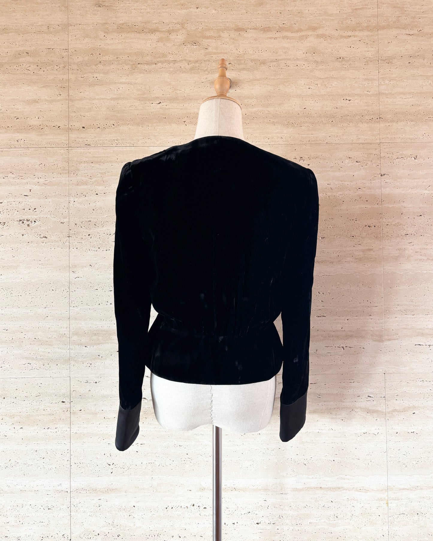 【GIORGIO ARMANI】Velour Jacket