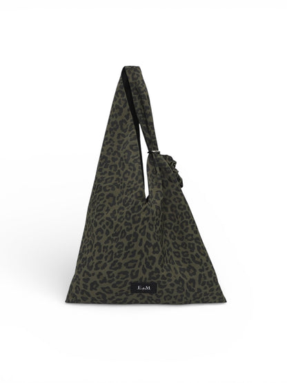 【BRAND SELECT】 E.B.M / Leopard Print Tote Bag