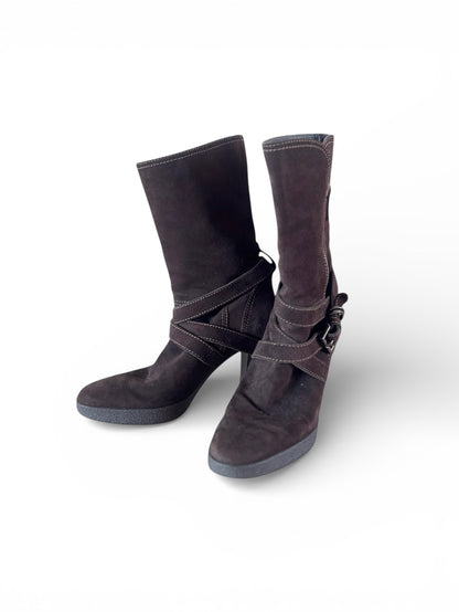 【VINTAGE ARCHIVE】 TOD'S / Suede Short Boots