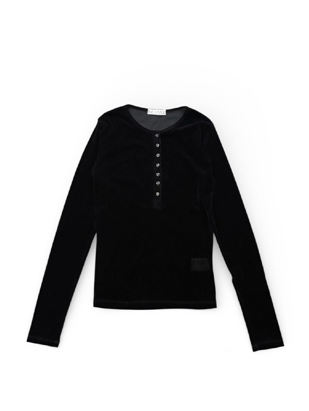 【ORIGINAL PICK】Velour Long-Sleeve Top