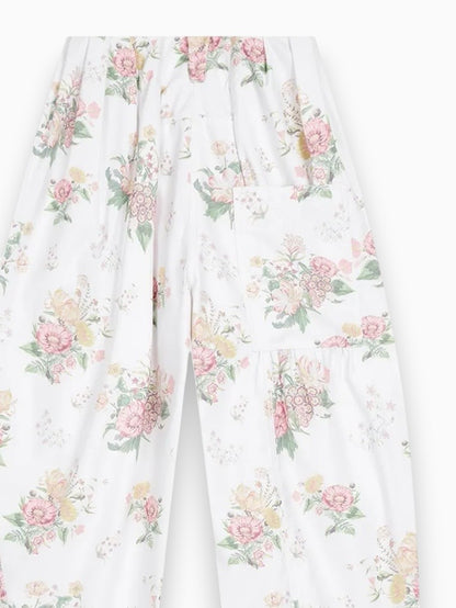 【BRAND SELECT】OPEN YY / Floral Gather Pants