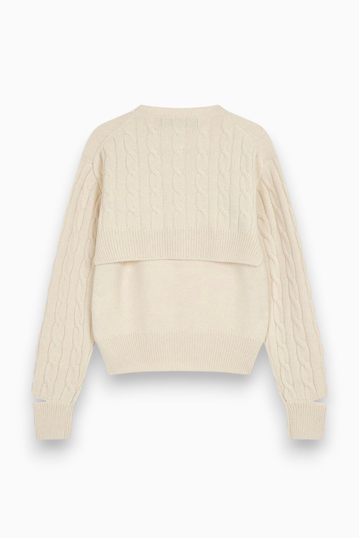 【BRAND SELECT】 OPEN YY / Convertible Cable Knit