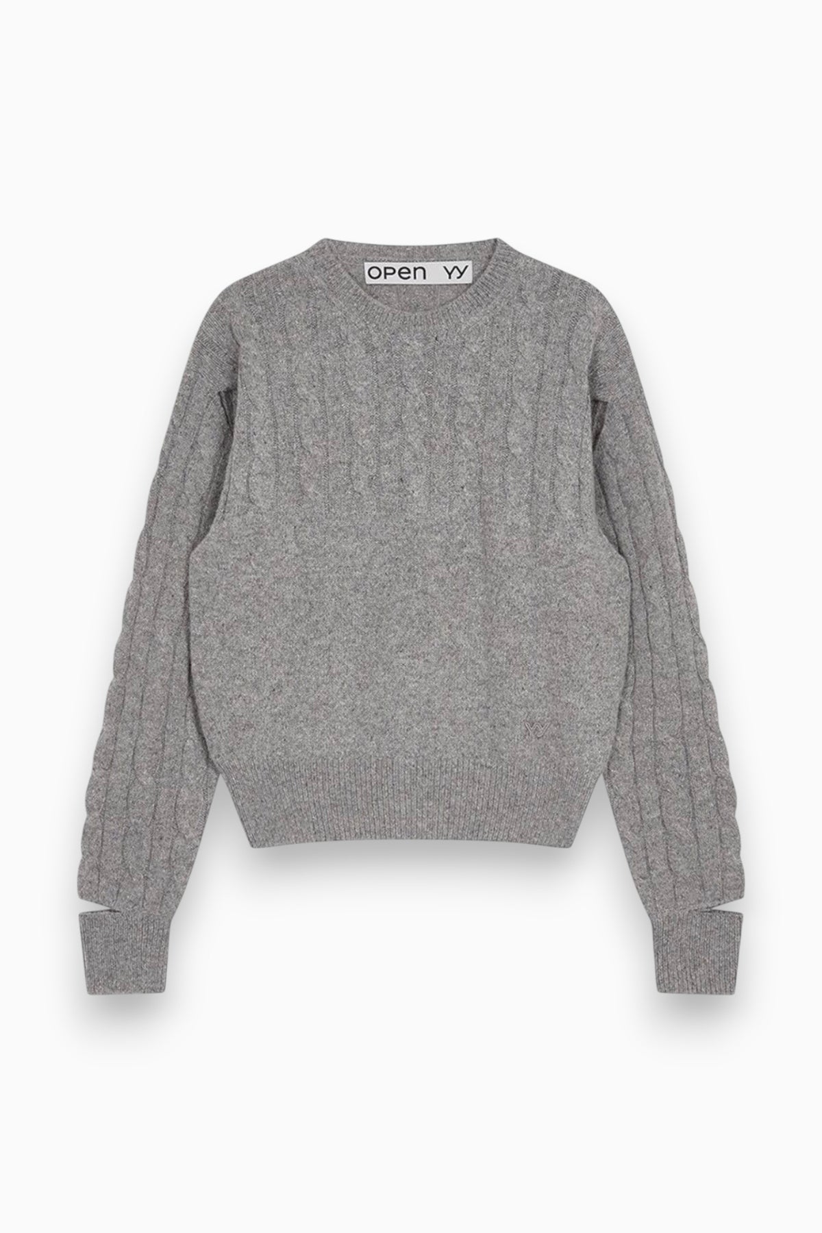 【BRAND SELECT】 OPEN YY / Convertible Cable Knit